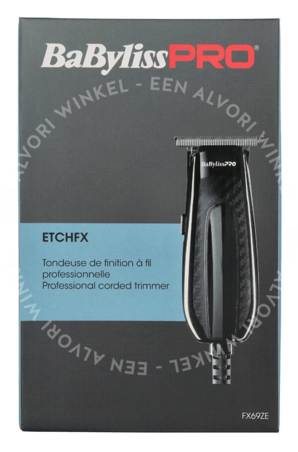 Babyliss Pro ETCHFX Professional Corded Trimmer 1stuk Black - Afbeelding 3