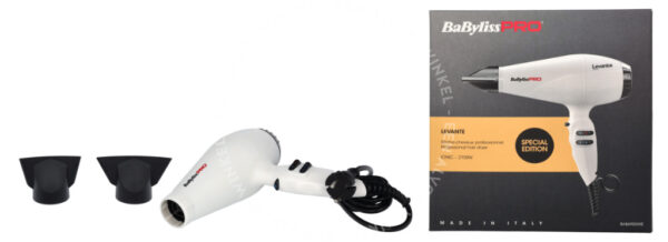 Babyliss Pro Levante 2100W Hair Dryer 1stuk White