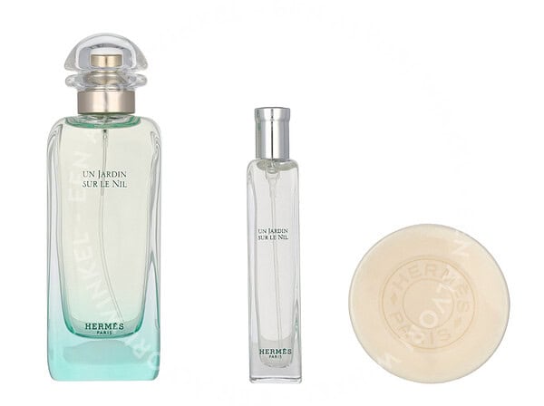 Hermes Un Jardin Sur Le Nil Giftset 165ml Edt Spray 100ml/Edt Spray 15ml/Soap 50gr - Afbeelding 2