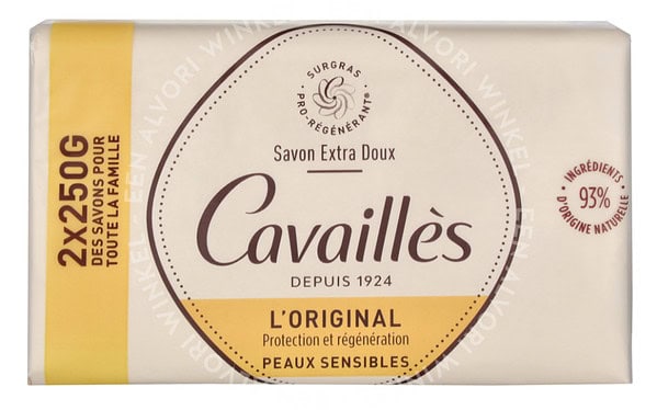 Roge Cavailles L'Original Extra Mild Surgras Soap Bar Duo 500g 2x250gr - Afbeelding 2