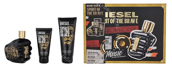 Diesel Spirit Of The Brave Pour Homme Giftset 275ml Edt Spray 125ml/Shower Gel 100ml/Shower Gel 50ml