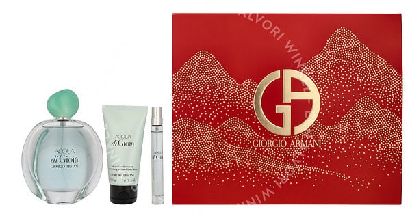 Armani Acqua Di Gioia Giftset 160ml Edp Spray 100ml/Edp Spray 10ml/Body Lotion 50ml