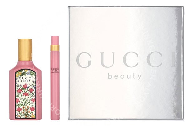 Gucci Flora Gorgeous Gardenia Giftset 60ml Edp Spray 50ml/ Edp Pen Spray 10ml