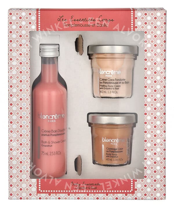 Blancreme Bath & Body Essentials Set 155ml Body Soap 75ml/Body Cream 40ml/Body Scrub 40ml - Grapefruit - Afbeelding 2