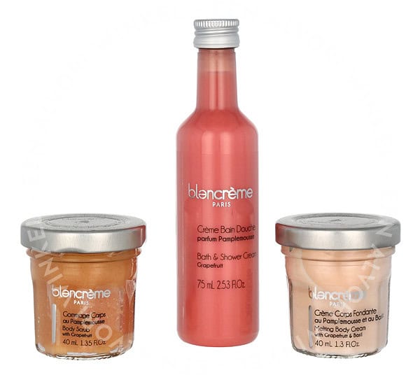 Blancreme Bath & Body Essentials Set 155ml Body Soap 75ml/Body Cream 40ml/Body Scrub 40ml - Grapefruit