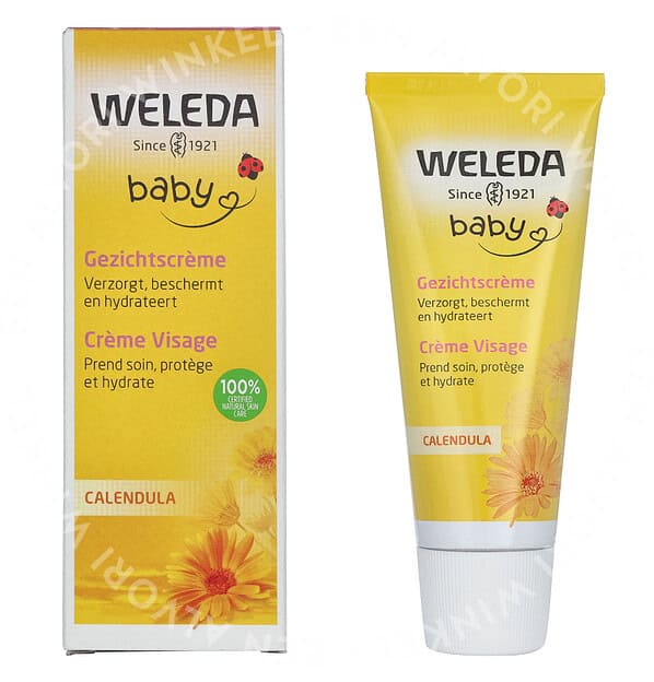 Weleda Baby Calendula Face Cream 50ml Moisturizes & Protects