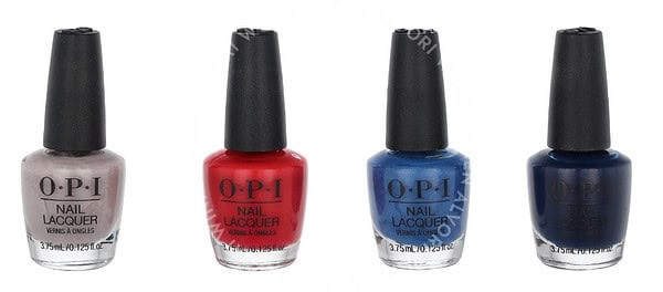 OPI Fall Wonders Collection Mini Nail Lacquer Set 15ml 4x3,75ml - Peace Of Mind/Red-Veal Your Truth/Suzi Takes A Sound Bath/Midnight Mantra