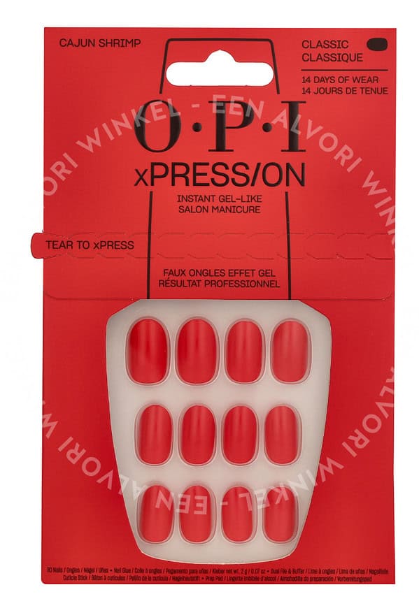 OPI Xpress/On Nail Art 30stuk Cajun Shrimp - Afbeelding 3