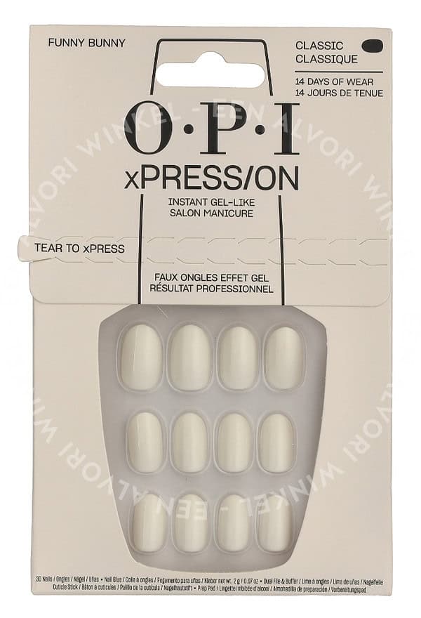 OPI Xpress/On Nail Art 30stuk Funny Bunny - Afbeelding 3