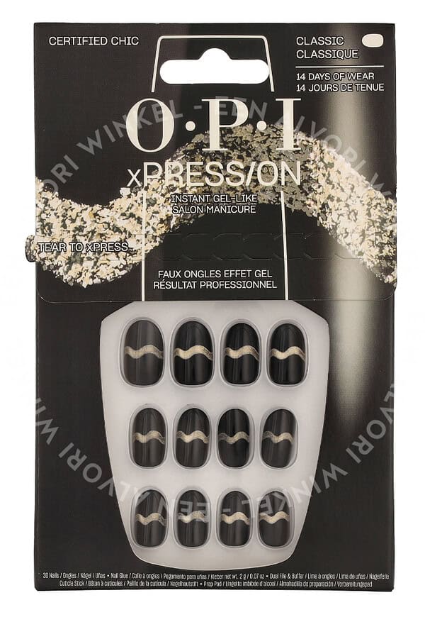 OPI Xpress/On Nail Art 30stuk Certified Chic - Afbeelding 3