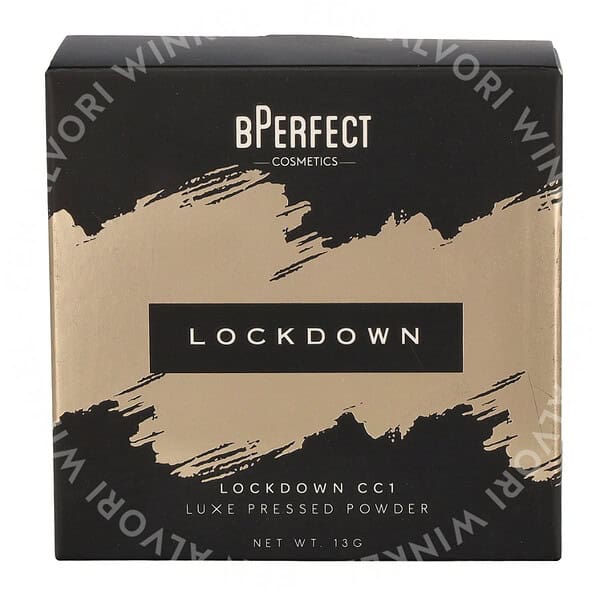 BPerfect Lockdown Luxe Pressed Powder 13g CC1 - Afbeelding 3