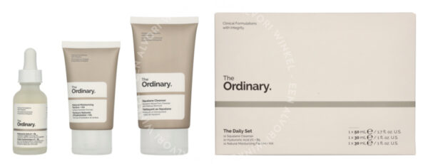 The Ordinary The Daily Set 110ml Cleanser 50ml/Hyaluronic Acid 30ml/Natural Moisturizing Factors and HA 30ml