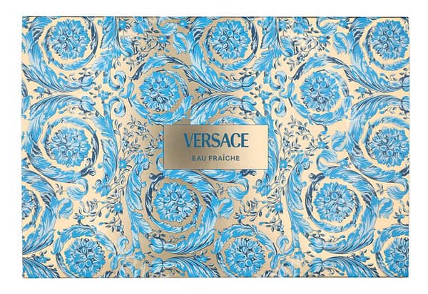 Versace Man Eau Fraiche Giftset 110ml Edt Spray 100ml/Edt Spray 10ml/Toiletbag - Afbeelding 3