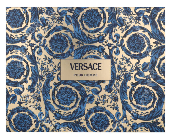 Versace Pour Homme Giftset 150ml Edt Spray 50ml/Aftershave Balm 50ml/Shampoo 50ml - Afbeelding 3