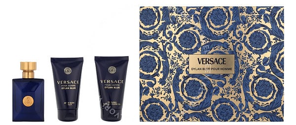 Versace Dylan Blue Pour Homme Giftset 150ml Edt Spray 50ml/Shower Gel 50ml/After Shave Balm 50ml