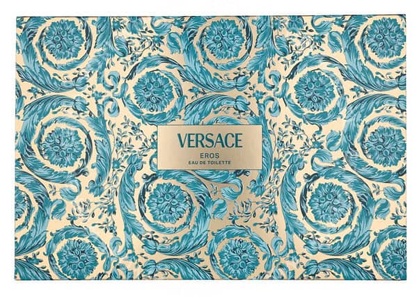 Versace Eros Pour Homme Giftset 110ml Edt Spray 100ml/Edt Spray 10ml/Black Trousse - Afbeelding 3