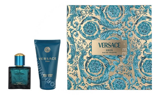 Versace Eros Pour Homme Giftset 80ml Edt Spray 30ml/Shower Gel 50ml