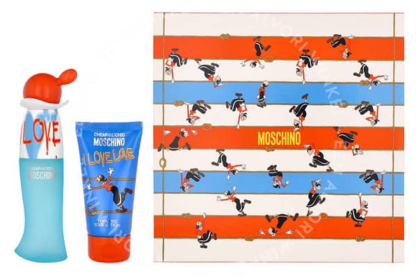 Moschino Cheap & Chic I Love Love Giftset 80ml Edt Spray 30ml/Body Lotion 50ml