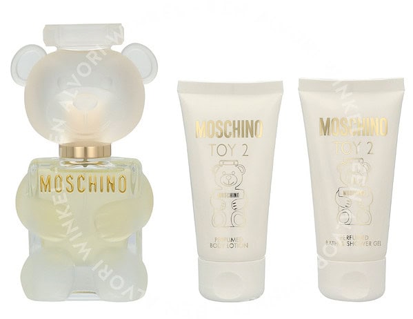 Moschino Toy 2 Giftset 150ml Edp Spray 50ml/Shower Gel 50ml/Body Lotion 50ml - Afbeelding 2