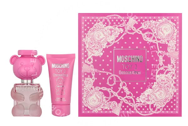 Moschino Toy 2 Bubble Gum Giftset 80ml Edt Spray 30ml/Body Lotion 50ml