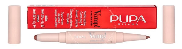 Pupa Vamp! Creamy Duo Lip Pencil 1g #002 Medium Nude