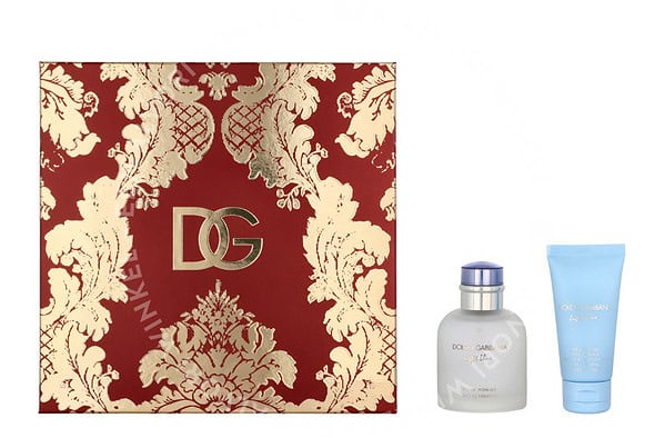 Dolce & Gabbana Light Blue Pour Homme Giftset 125ml Edt Spray 75ml/Body Cream Donna 50ml