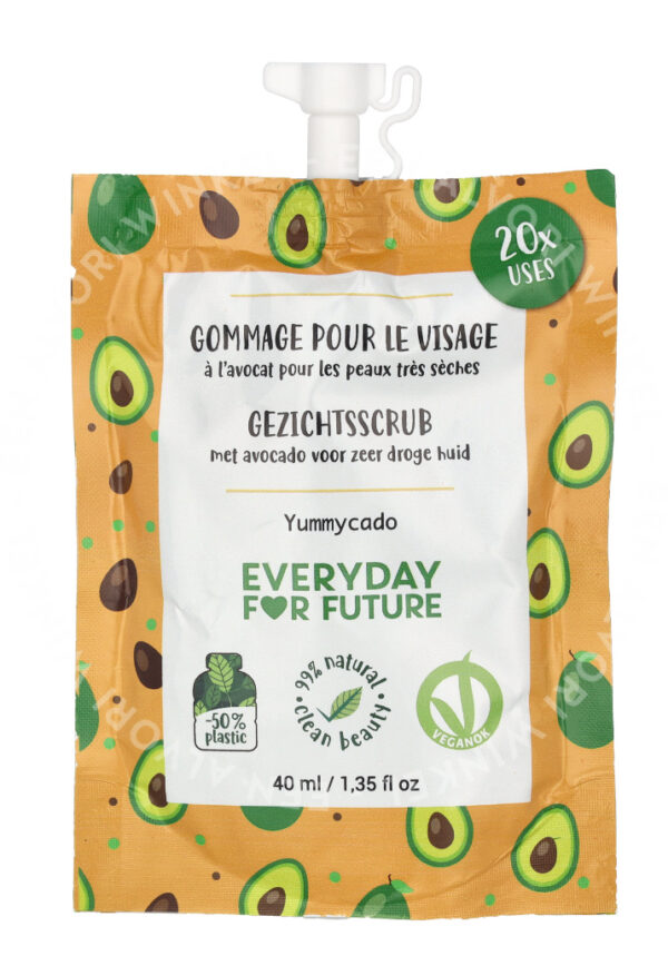 Everyday For Future Face Scrub 40ml 20 Uses - Yummycado - Afbeelding 2