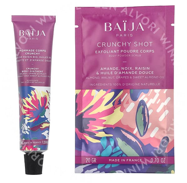 Baija My Crunchy Set 60ml Crunchy Shot Body Powder Scrub 20gr/Body Cream 40ml