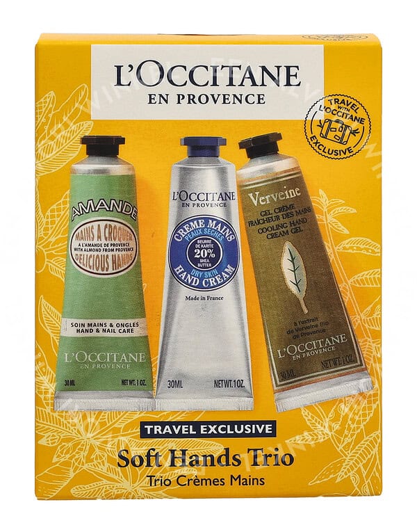 L'Occitane Soft Hands Trio Set 90ml Shea Hand Cream 30ml/Almond Hand Cream 30ml/Verbena Hand Cream 30ml - Afbeelding 3