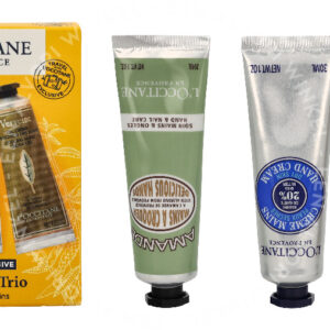 L'Occitane Soft Hands Trio Set 90ml Shea Hand Cream 30ml/Almond Hand Cream 30ml/Verbena Hand Cream 30ml