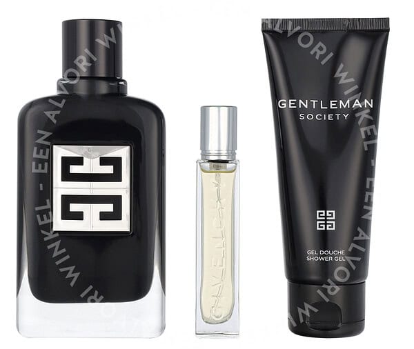 Givenchy Gentleman Society Giftset 187,5ml Edp Spray 100ml/Edp Spray 12,5ml/Shower Gel 75ml - Afbeelding 2