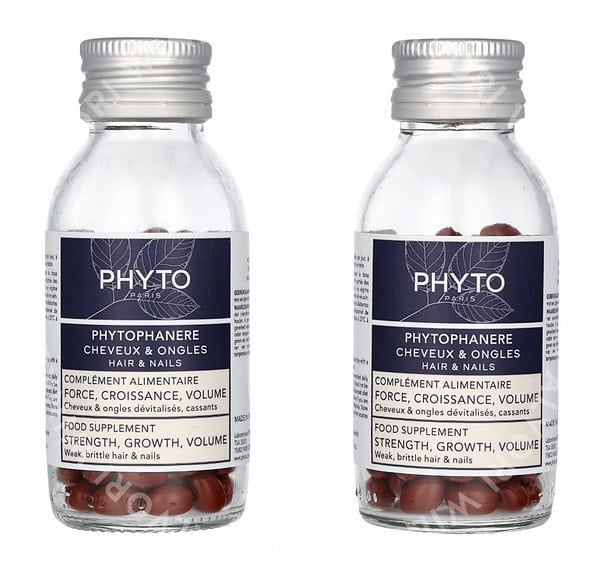 Phyto Phytophanere Hair & Nail Dietary Supplement Duo 240g 2x120gr - Afbeelding 2