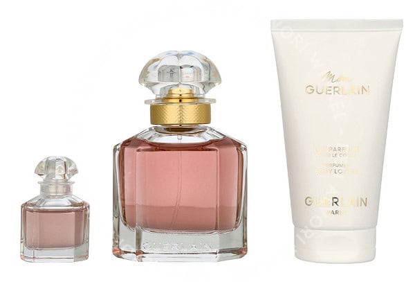 Guerlain Mon Guerlain Giftset 130ml Edp Spray 50ml/Body Lotion 75ml/Edp Spray 5ml - Afbeelding 2