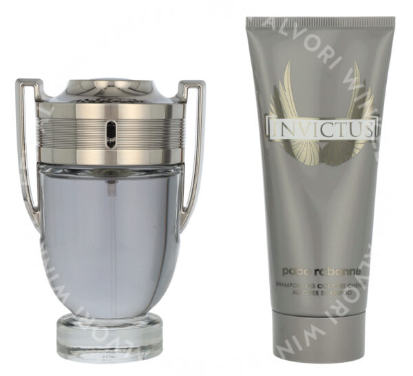 Paco Rabanne Invictus Giftset 200ml Edt Spray 100ml/Shower Gel 100ml - Afbeelding 2