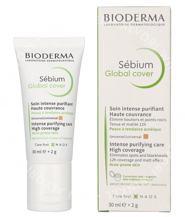 Bioderma Sebium Global Cover 30ml For Acne-Prone Skin
