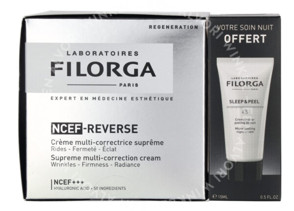 Filorga NCEF-Reverse Set 65ml Duo NCEF-Reverse Cream 50ml/Sleep&Peel 4.5 15ml - Afbeelding 3