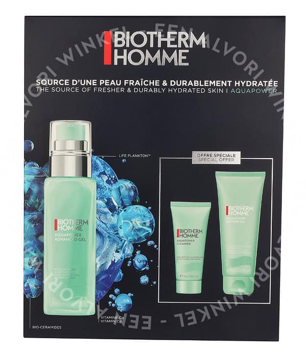 Biotherm Aquapower Set 190ml Shower Gel 75ml/Facial Cleanser 40ml/Moisturizing Gel 75ml - Afbeelding 3