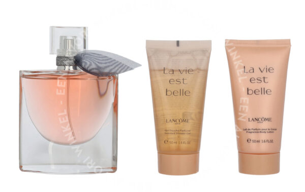 Lancome La Vie Est Belle Giftset 150ml Edp Spray 50ml/Bodylotion 50ml/Shower Gel 50ml - Afbeelding 2