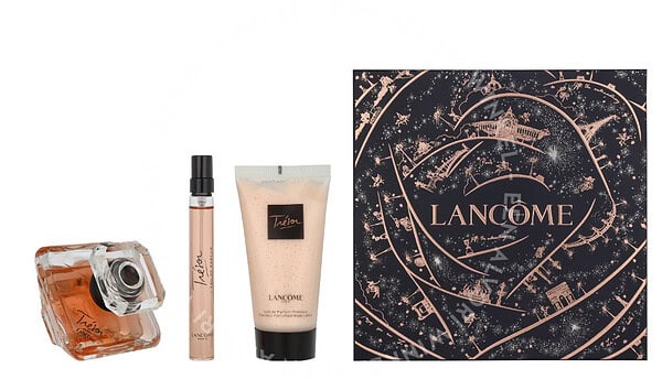 Lancome Tresor Giftset 110ml Edp Spray 50ml/Edp Spray 10ml/Body Lotion 50ml