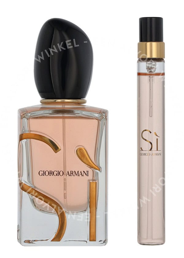 Armani Si Giftset 60ml Edp Spray 50ml/Edp Spray 10ml - Afbeelding 2