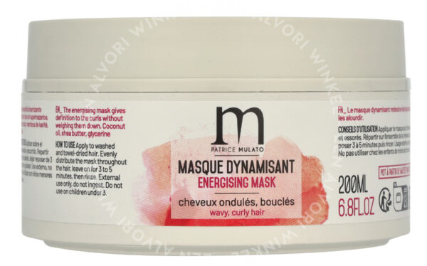 P. Mulato Energising Treatment Mask 200ml Curly Hair - Afbeelding 2