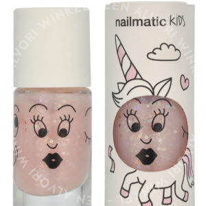Nailmatic Kids Nail Polish 8ml Clear Pink Glitter