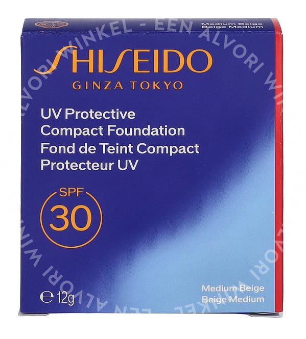 Shiseido UV Protective Compact Foundation SPF30 12g Medium Beige - Afbeelding 3