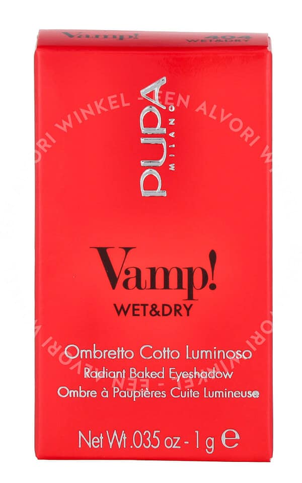 Pupa Vamp! Wet & Dry Eyeshadow 1g #404 Cold Taupe - Afbeelding 3