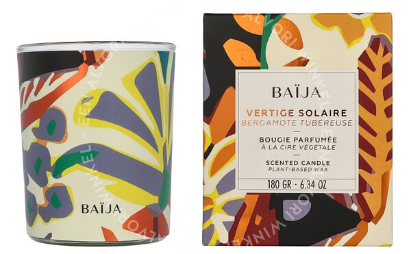 Baija Vertige Solaire Scented Candle Bergamot Tuberosa 180g