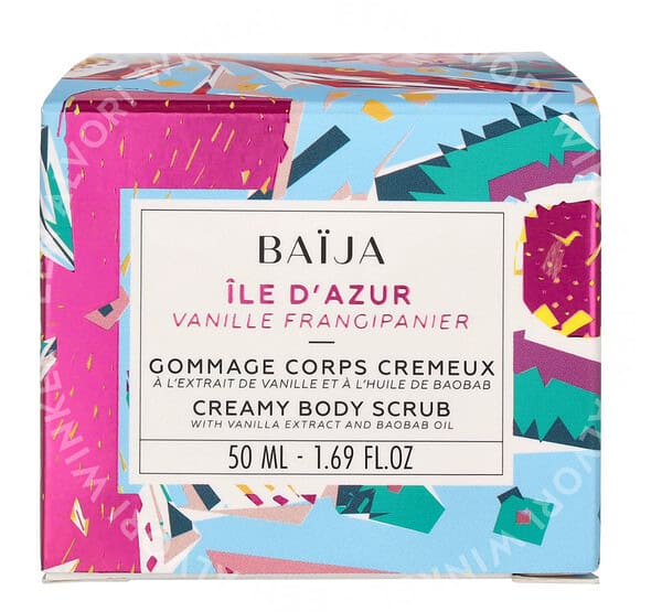 Baija Ile D'Azur Body Scrub Vanille Frangipanier 50ml - Afbeelding 3