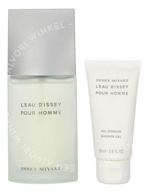 Issey Miyake L'Eau D'Issey Pour Homme Giftset 125ml Edt Spray 75ml/Shower Gel 50ml - Afbeelding 2