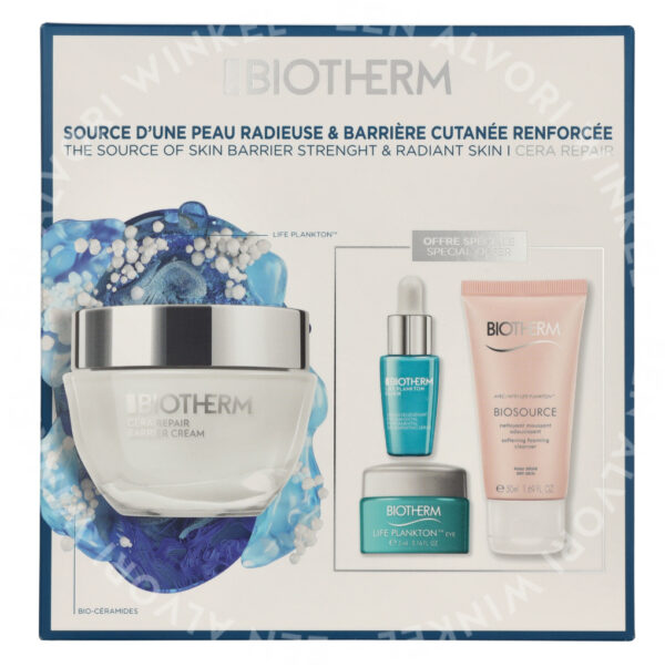 Biotherm Cera Repair Set 112ml Face Cream 50ml/Cleansing Mousse 50ml/Facial Serum 7ml/Eye Contour Cream 5ml - Afbeelding 3