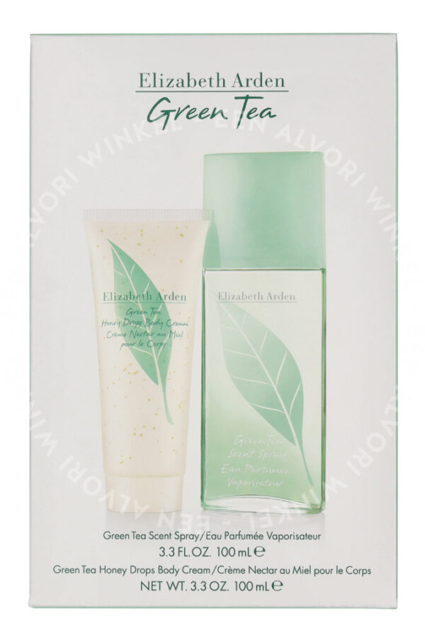 E.Arden Green Tea Giftset 200ml Edp Spray 100ml/Perfumed Body Lotion 100ml - Afbeelding 3