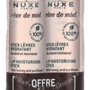 Nuxe Reve De Miel Lip Moisturizing Stick Duo Set 8g 2x4gr